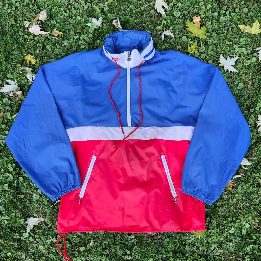 Vintage K-Way Pullover Windbreaker Jacket XL